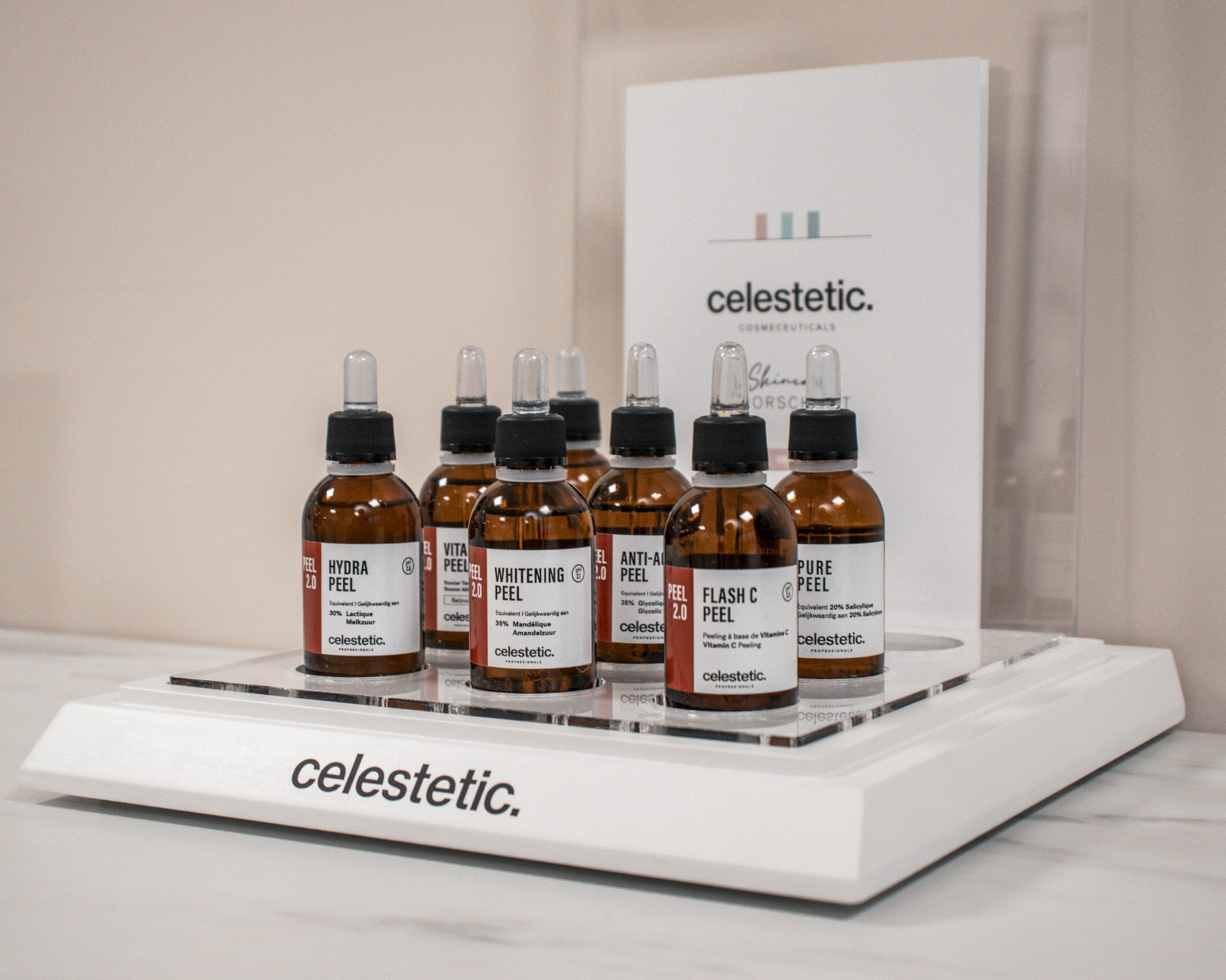 Peelings van Celestetic in de salon